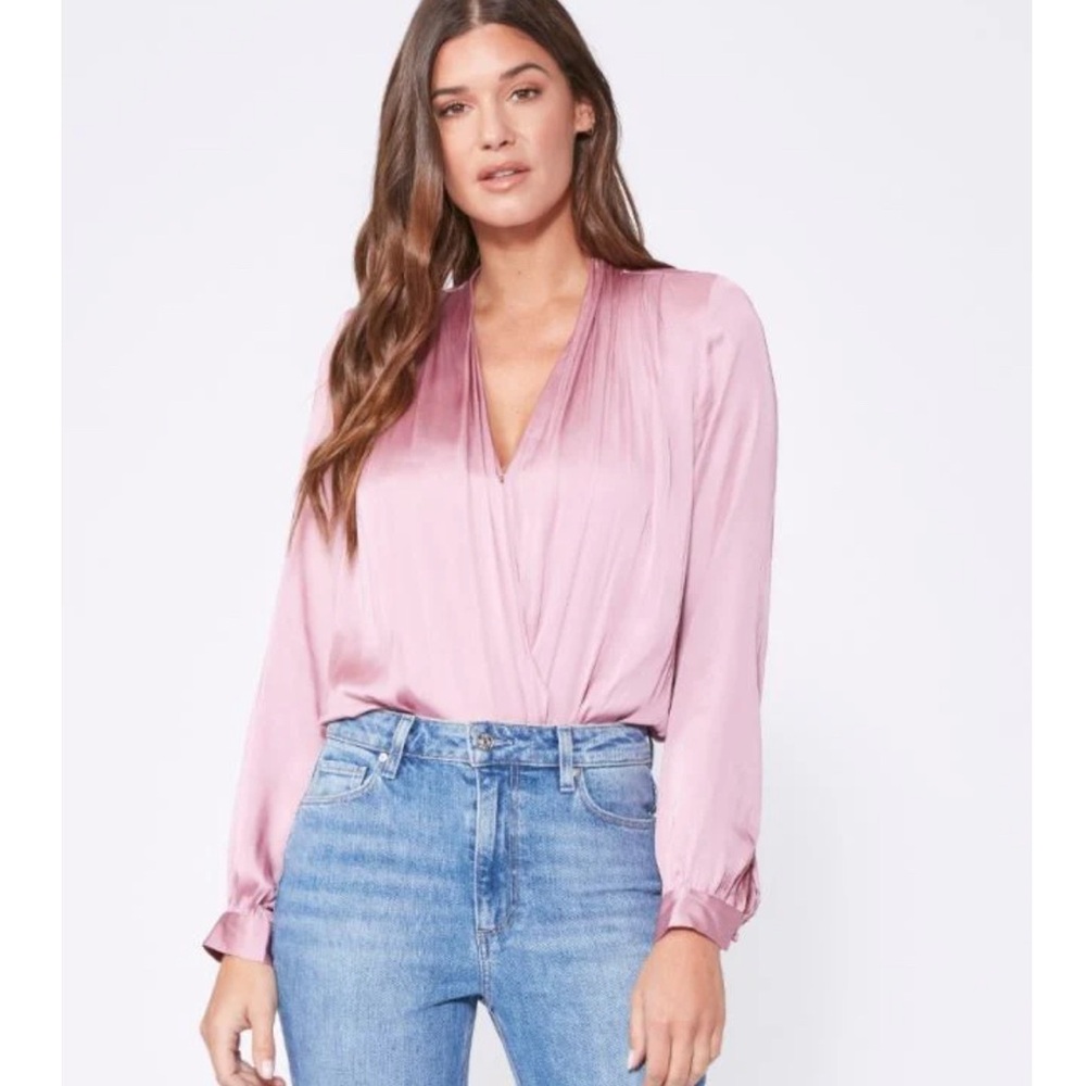 Paige - Sevilla Bodysuit NWT Size M Color Brushed Lilac